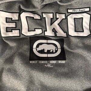 Ecko Unlimited Rhino Boxy Fit Hoodie Mens Large Y2K Logo